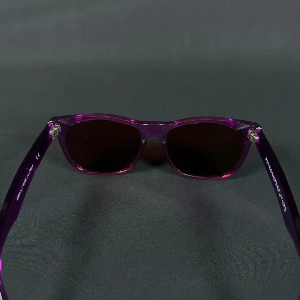 Retrosuperfuture Classic Purple Sunglasses Made in Italy Only Frame